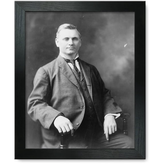 Framed Print: Thomas Gore, Three-Quarter-Length Portrait, Seated, Facing Front
