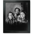 thumbnail image 1 of Framed Print: Three African American Girls, Head-And-Shoulders Portrait, Facing, 1 of 3