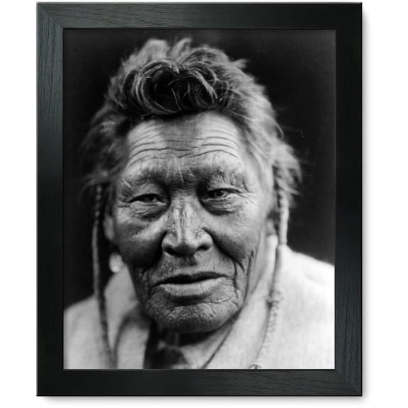 Framed Print: Tsaassi-Mis-Salla (Crow With Necklace)--Sarsi, 1927