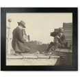 thumbnail image 1 of Framed Print: Two Photographers Taking Each Other's Picture With Hand-Held, 1 of 3