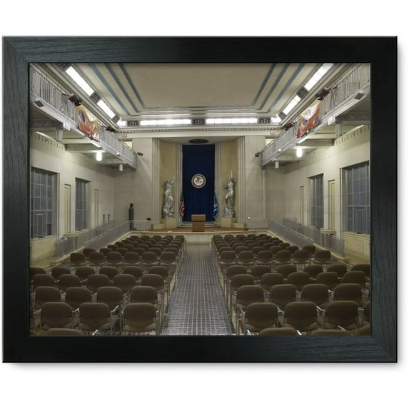 Framed Print: Two Sculptures Spirit Of Justice, And Majesty Of Justice, Great