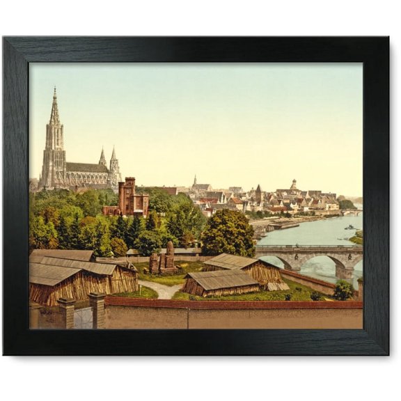 Framed Print: Ulm, Wurtemburg, Germany, circa 1890