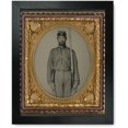 thumbnail image 1 of Framed Print: Unidentified Soldier In Confederate Uniform And Craig's Rifles, Or, 1 of 3
