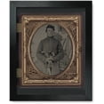 thumbnail image 1 of Framed Print: Unidentified Soldier In Union Uniform With Two Colt Revolvers And, 1 of 3