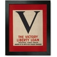 thumbnail image 1 of Framed Print: V--The Victory Liberty Loan Industrial Honor Emblem Awarded By The, 1 of 3