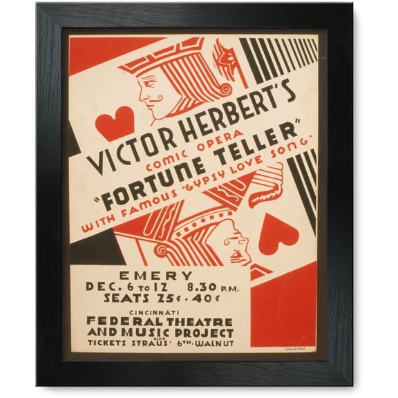Framed Print: Victor Herbert's Comic Opera Fortune Teller With Famous Gypsy Love