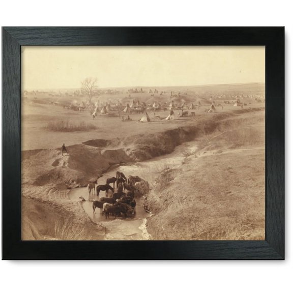 Framed Print: Villa Of Brule, 1891