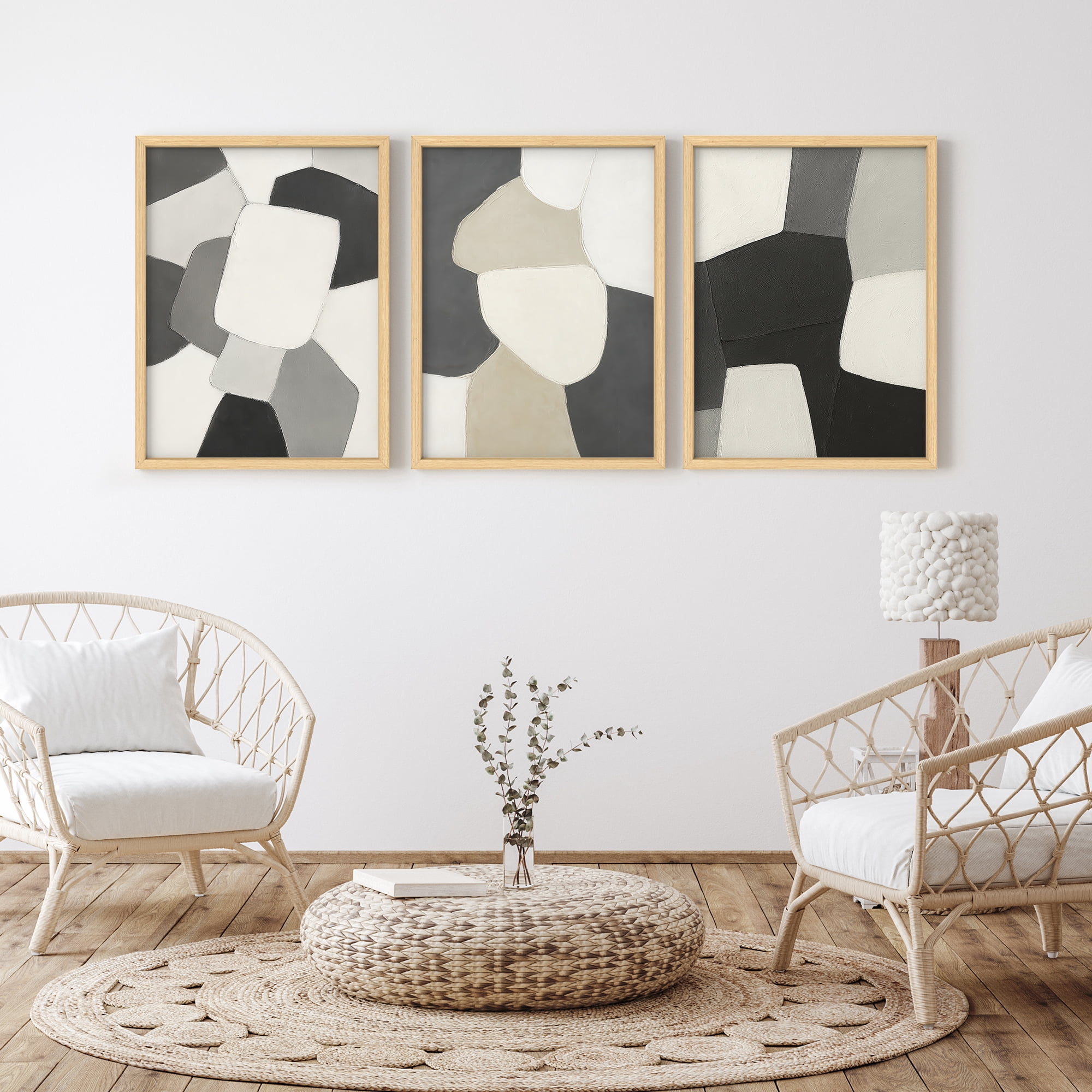 Relax Soak Unwind, 18 x 24 Inches, Set of 3, Posters, Minimalist