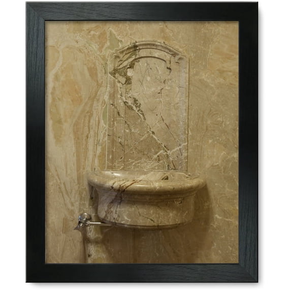 Framed Print: Water Fountain, National Archives, St. Louis, Missouri, 2009