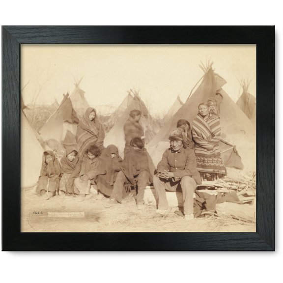 Framed Print: What's Left Of Big Foot's Band, 1891
