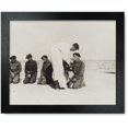 thumbnail image 1 of Framed Print: Worship In The Western Desert: Holy Communion In The Western, 1 of 3