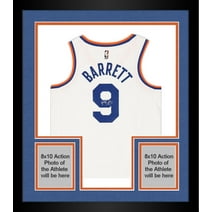 Framed RJ Barrett New York Knicks Autographed White Year 0 Swingman Jersey - Fanatics Authentic Certified