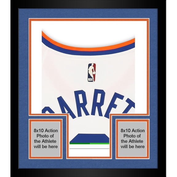Framed RJ Barrett New York Knicks Autographed White Year 0 Swingman Jersey with "2019 #3 Pick" Inscription - Fanatics Authentic Certified