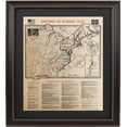 thumbnail image 1 of Framed Revolutionary War Battlefields Map. Replica Prints by Patriot Gear Company., 1 of 2