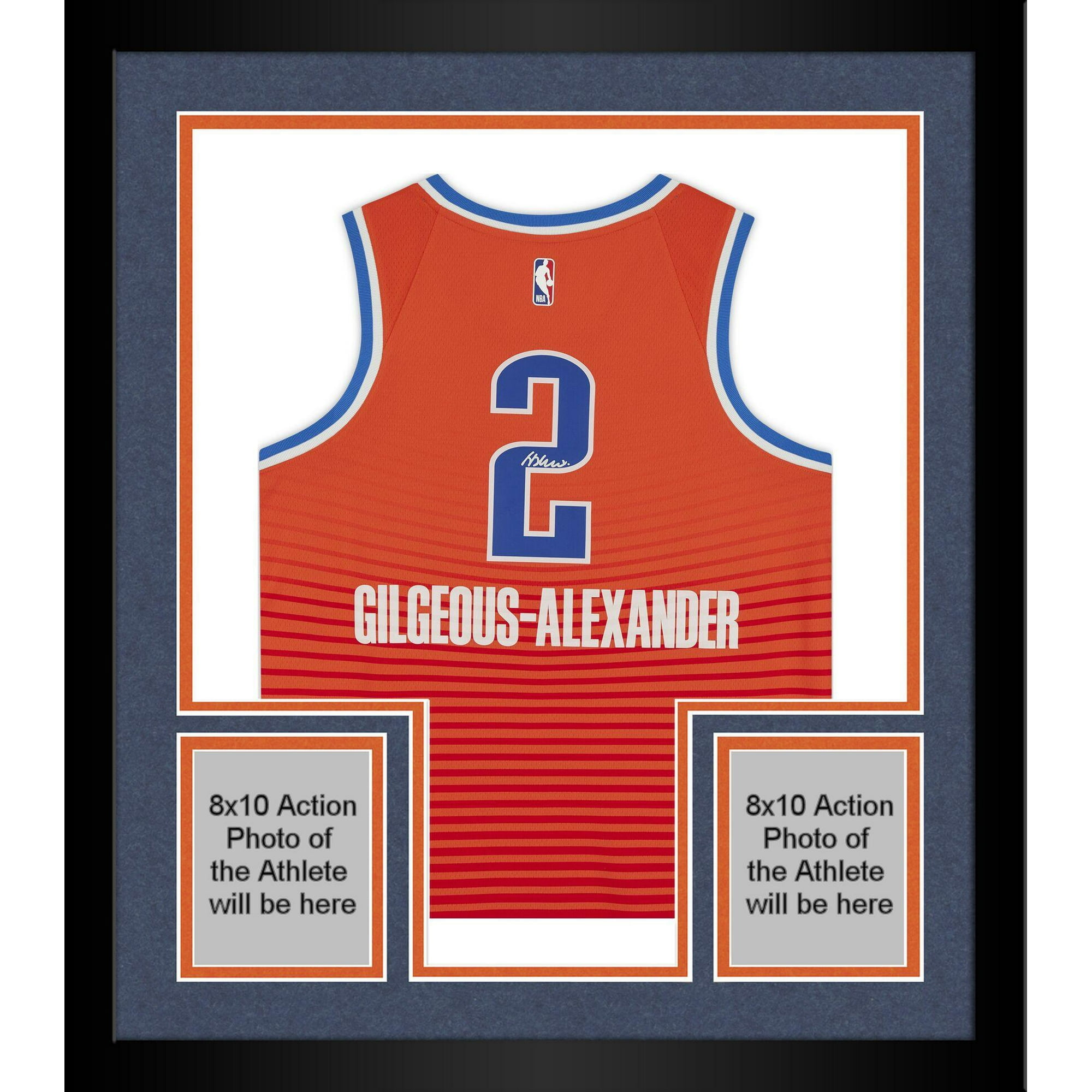 Shai Gilgeous-Alexander Oklahoma City Thunder Fanatics Authentic  Autographed Nike Orange 2020-21 Icon Swingman Jersey