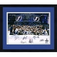 thumbnail image 1 of Framed Tampa Bay Lightning 2020 Stanley Cup Champions Autographed 16" x 20" On Ice Celebration Photograph with Multiple Signatures - Fanatics Authentic Certified, 1 of 1