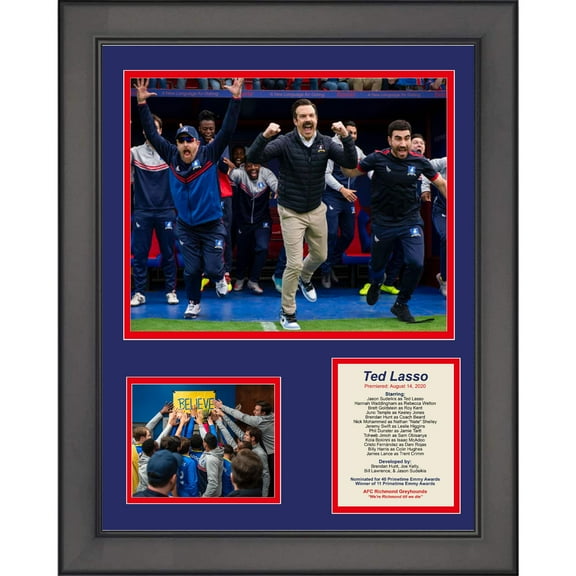 Framed Ted Lasso AFC Richmond Soccer TV Series 11"x14" Three Photo Collage