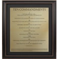 thumbnail image 1 of Framed Ten Commandments. Antique Parchment Prints by Patriot Gear Company., 1 of 2