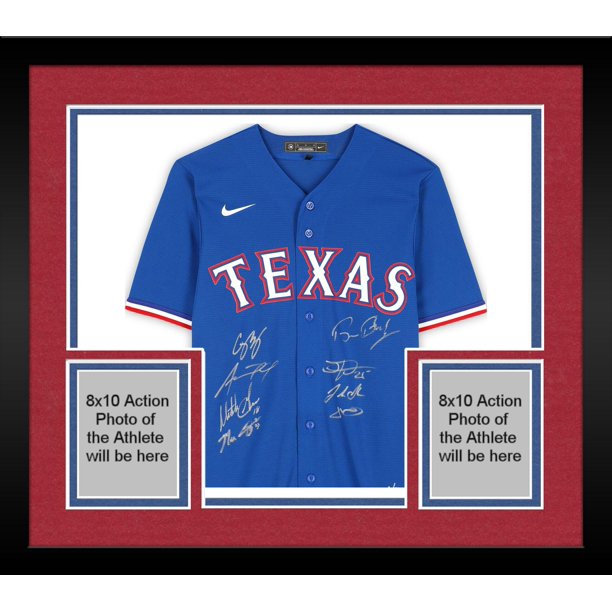 Framed Texas Rangers 2023 MLB World Series Champions Multi-Signed