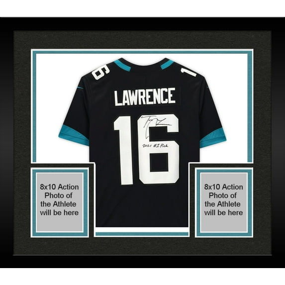Trevor Lawrence Black Jacksonville Jaguars Autographed Nike Limited Jersey with "2021 #1 Pick" Inscription