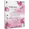 thumbnail image 1 of Framed Trust in the Lord Proverbs 3:5-6 Canvas Wall Art - Christian Daisy & Butterfly Floral Wall Decor, Ready to Hang Religious Scripture Prints for Living Room, Bedroom & Home, 1 of 6