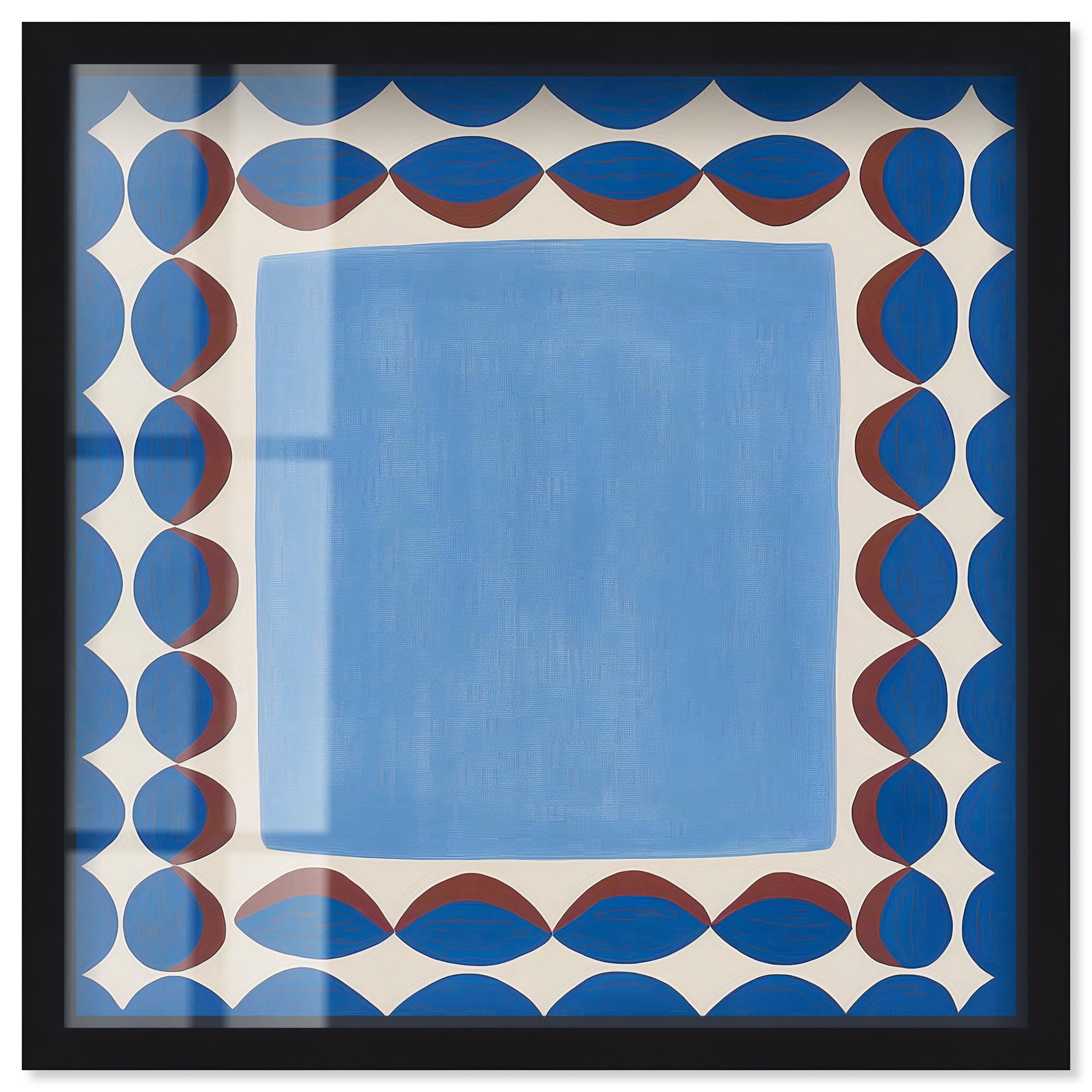 Framed in Color II Shadowbox Print Modern Coastal Art by Art Remedy ...