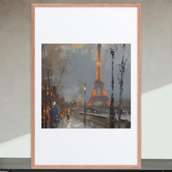 Framed poster (Red Oak, 24″×36″)