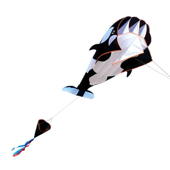 Frameless 3D Soft Wing Giant Whale Kite for Outdoor Fun