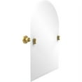 thumbnail image 1 of Frameless Arched Top Tilt Mirror with Beveled Edge in Polished Brass, 1 of 2