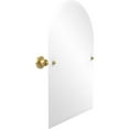 thumbnail image 1 of Frameless Arched Top Tilt Mirror with Beveled Edge in Polished Brass, 1 of 2