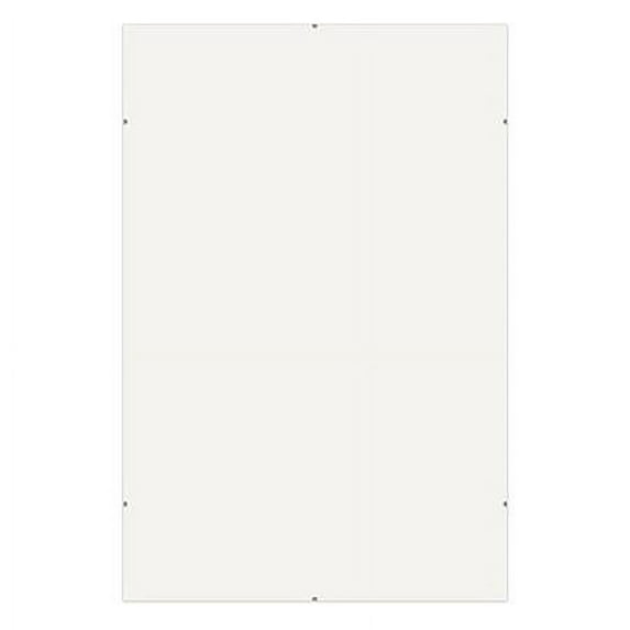 Frameless Clip Picture Frame Color Chrome, Size 12" x 16" Frame/None Mat