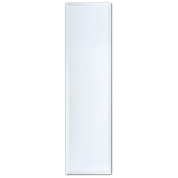 Frameless Full-Length Wall Mirror XYT 12-Inch Rectangle 1-Inch Beveled Edge For Bedroom Bathroom Decor
