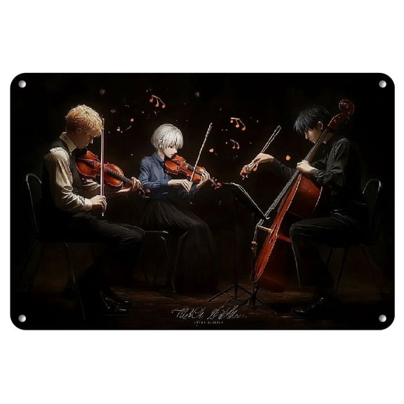 Frameless Iron Comic Art Painting, 8x12 inches - Perfect for Home Decor & Gifts, 2D, Perfect for Room Decor