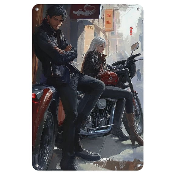 Frameless Iron Comic Art Painting, 8x12 inches - Perfect for Home Decor & Gifts, 2D, Perfect for Room Decor