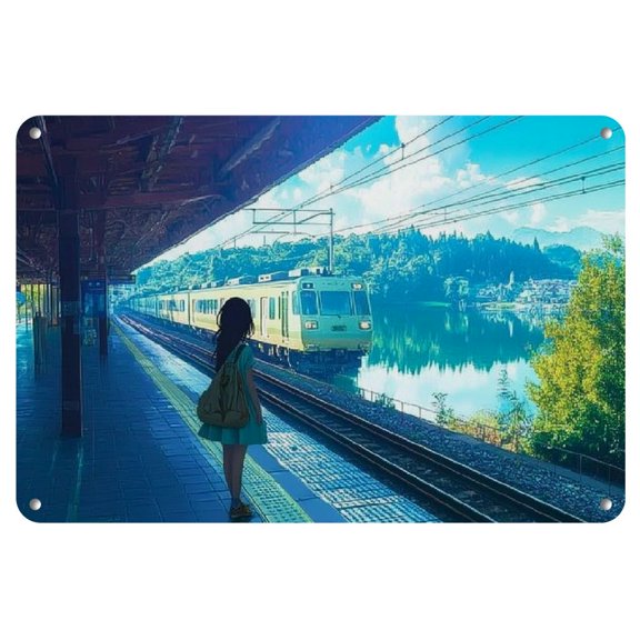 Frameless Iron Comic Art Painting, 8x12 inches - Perfect for Home Decor & Gifts, Funny Wall Art, Perfect for Room Decor