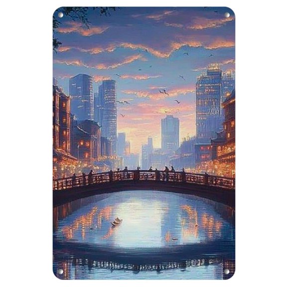 Frameless Iron Comic Art Painting, 8x12 inches - Perfect for Home Decor & Gifts, Perfect for Room Decor