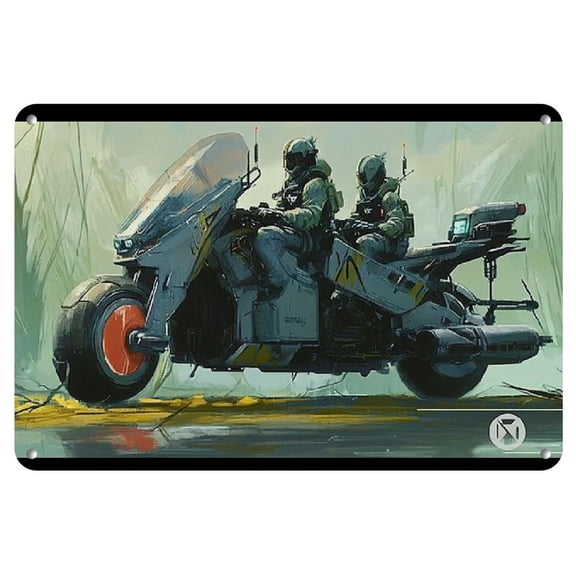 Frameless Iron Comic Art Painting, 8x12 inches - Perfect for Home Decor & Gifts, Perfect for Room Decor