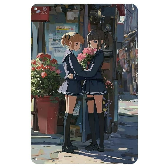 Frameless Iron Comic Art Painting, 8x12 inches - Perfect for Home Decor & Gifts, Perfect for Room Decor