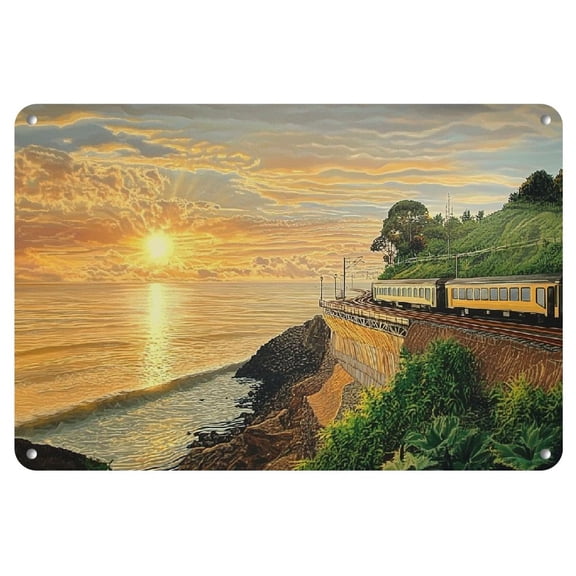 Frameless Iron Comic Art Painting, 8x12 inches - Perfect for Home Decor & Gifts