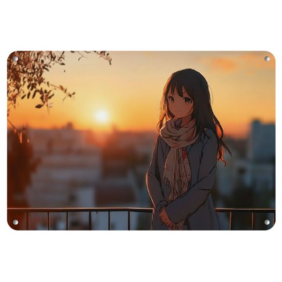 Frameless Iron Comic Art Painting, 8x12 inches - Perfect for Home Decor & Gifts