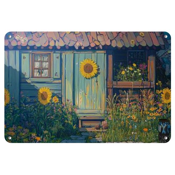 Frameless Iron Comic Art Painting, 8x12 inches - Perfect for Home Decor & Gifts