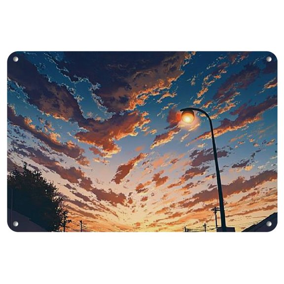 Frameless Iron Comic Art Painting, 8x12 inches - Perfect for Home Decor & Gifts