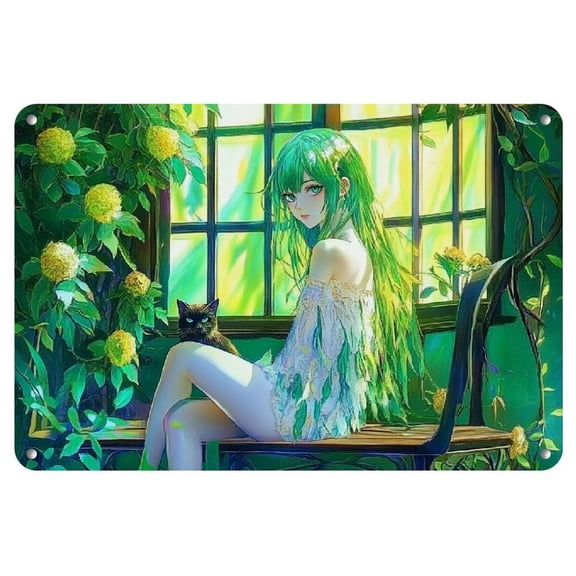 Frameless Iron Comic Art Painting, 8x12 inches - Perfect for Home Decor & Gifts