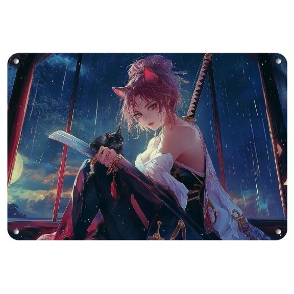 Frameless Iron Comic Art Painting, 8x12 inches - Perfect for Home Decor & Gifts