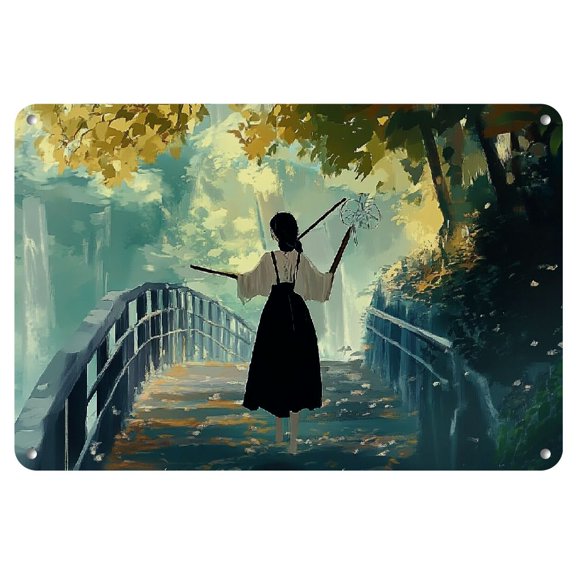 Frameless Iron Comic Art Painting, 8x12 inches - Perfect for Home Decor & Gifts