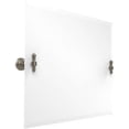 thumbnail image 1 of Frameless Landscape Rectangular Tilt Mirror with Beveled Edge in Antique Pewter, 1 of 5