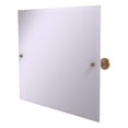 thumbnail image 1 of Frameless Landscape Rectangular Tilt Mirror with Beveled Edge in Brushed Bronze, 1 of 2