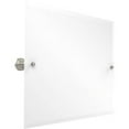 thumbnail image 1 of Frameless Landscape Rectangular Tilt Mirror with Beveled Edge in Polished Nickel, 1 of 5