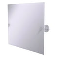 thumbnail image 1 of Frameless Landscape Rectangular Tilt Mirror with Beveled Edge in Satin Chrome, 1 of 2