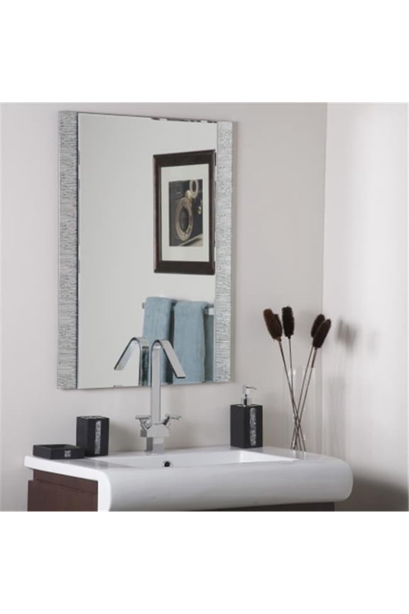 Frameless Molten Wall Mirror